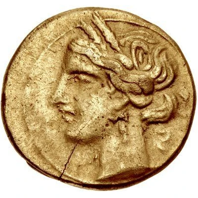 ⅙ Stater 205 BC - 201 BC front