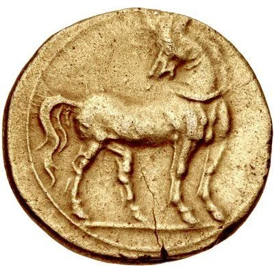 ⅙ Stater 205 BC - 201 BC back