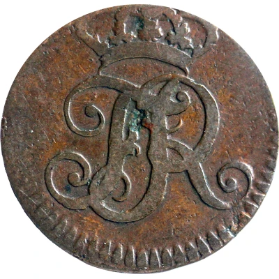 ¼ Stüber - Frederick II front