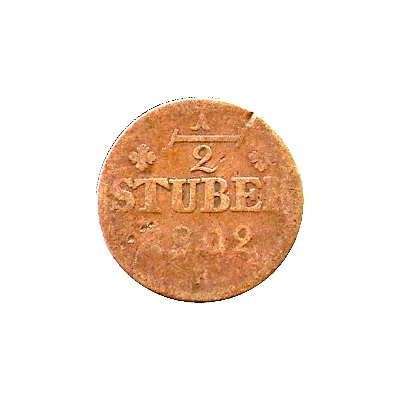 ½ Stuber - Maximilian IV Joseph back