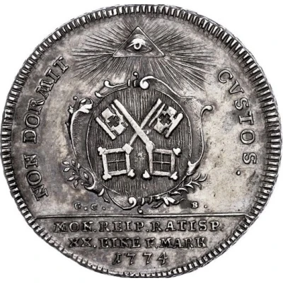 ½ Thaler ½ Konventionstaler front