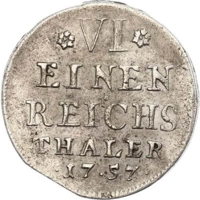 ⅙ Thaler - Adalbert II of Walderdorff back