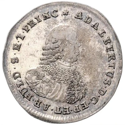 ⅙ Thaler - Adalbert II of Walderdorff front