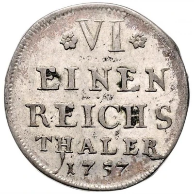 ⅙ Thaler - Adalbert II of Walderdorff back