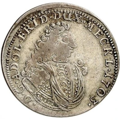 ⅙ Thaler - Adolphus Frederick III front