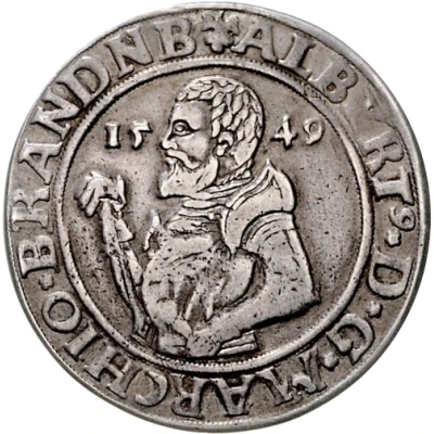 ½ Thaler - Albert II front