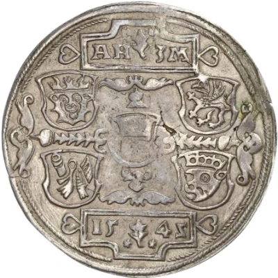 ½ Thaler - Albert VII back