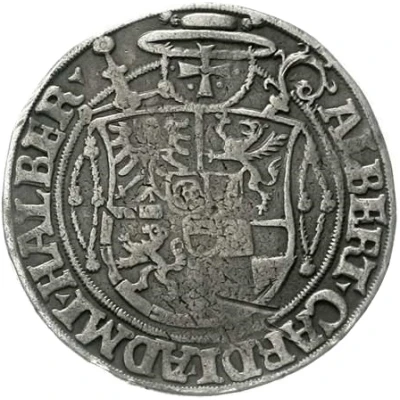 ½ Thaler - Albert of Brandenburg front