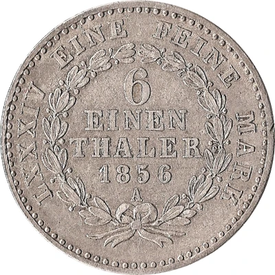 ⅙ Thaler - Alexander Charles back