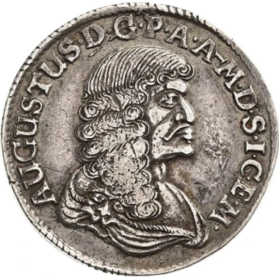 ⅓ Thaler - August of Sachsen-Weissenfels front