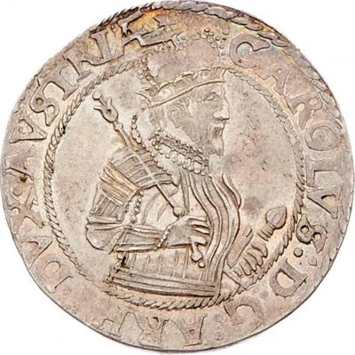 ½ Thaler - Charles II Francis of Austria Klagenfurt front