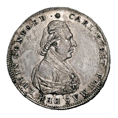 ½ Thaler - Charles Theodore of Dalberg ½ Konventionstaler front