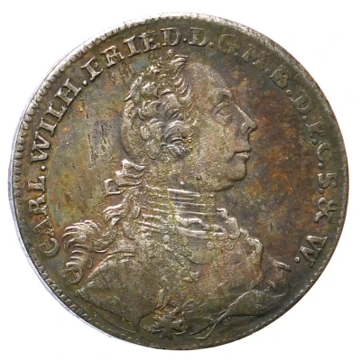 ⅙ Thaler - Charles William Frederick front