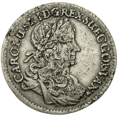 ⅓ Thaler - Charles XI front