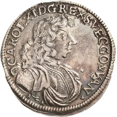 ⅔ Thaler - Charles XI front