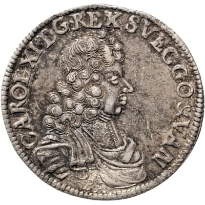 ⅔ Thaler - Charles XI front