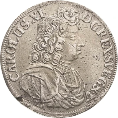 ⅔ Thaler - Charles XI front