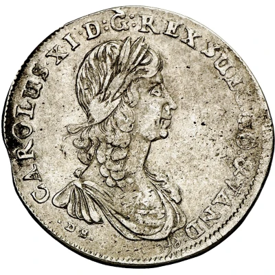 ⅔ Thaler - Charles XI front