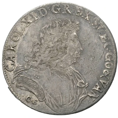 ⅔ Thaler - Charles XI front