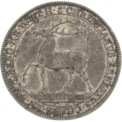 ½ Thaler - Christian Ernest I front