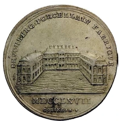 ¼ Thaler - Christian Frederick Charles Alexander Bruckberger Porzellanfabrik back