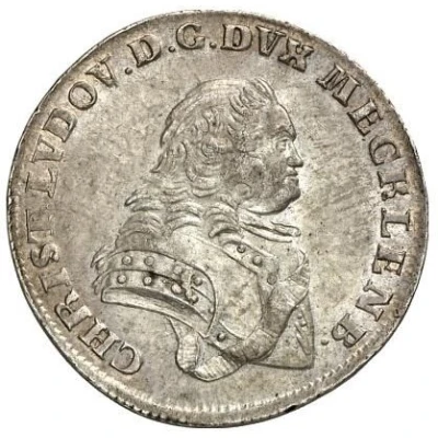 ⅙ Thaler - Christian Louis II front