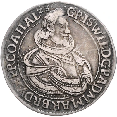 ½ Thaler - Christian William of Brandenburg front