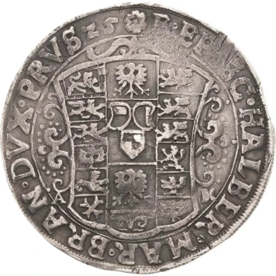 ½ Thaler - Christian William of Brandenburg back