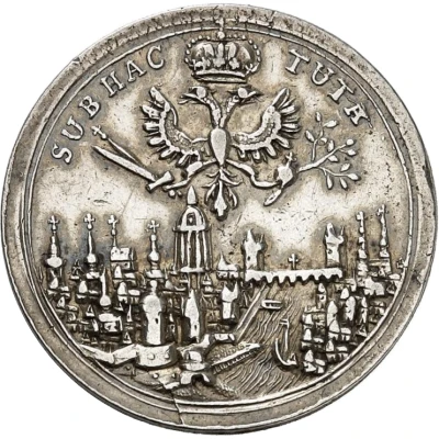 ¼ Thaler Coronation back