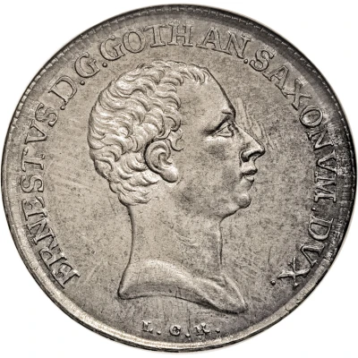 ⅔ Thaler - Ernest II Louis front