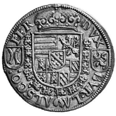 ¼ Thaler - Ferdinand II of Tyrol ND back