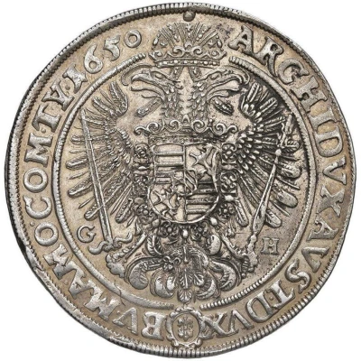 ½ Thaler - Ferdinand III Breslau back