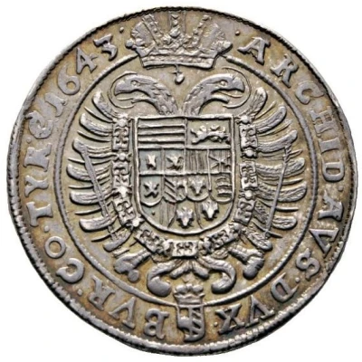 ½ Thaler - Ferdinand III Vienna back