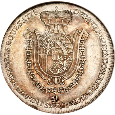 ½ Thaler - Franz Josef I back