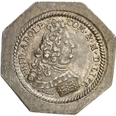 ½ Thaler - Frederick Adolphus 47th Birthday; Klippe front