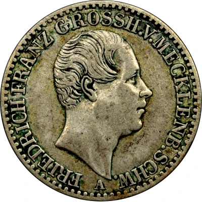 ⅙ Thaler - Frederick Francis II front