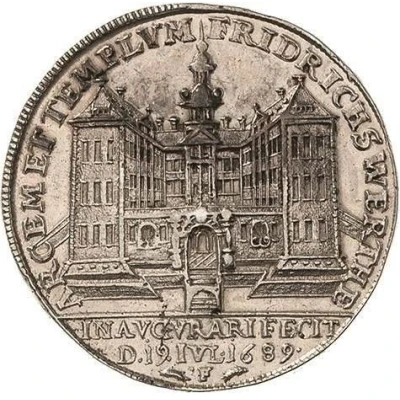 ½ Thaler - Frederick I Frederickswerth back