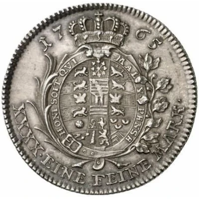 ¼ Thaler - Frederick III back