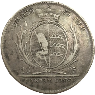 ½ Thaler - Frederick II back