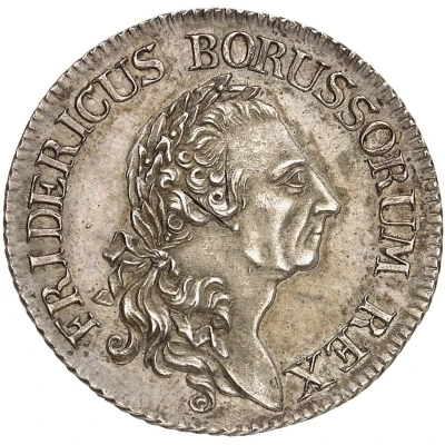 ¼ Thaler - Frederick II front