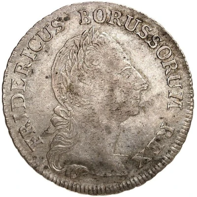 ¼ Thaler - Frederick II front