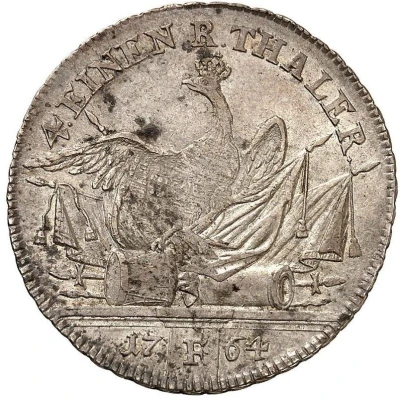 ¼ Thaler - Frederick II back