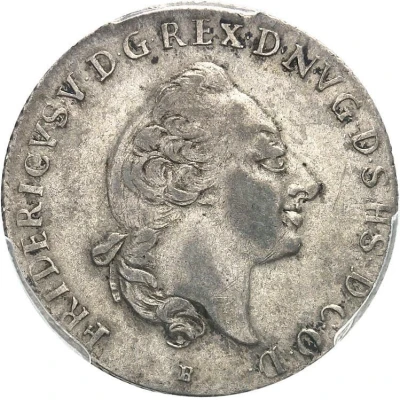 ⅓ Thaler - Frederick V of Denmark front