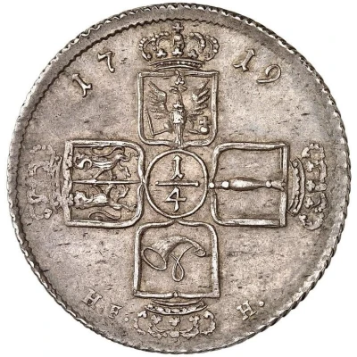 ¼ Thaler - Frederick William I Gelderland front