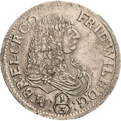 ⅓ Thaler - Frederick William front