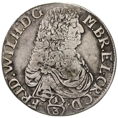 ⅓ Thaler - Frederick William front