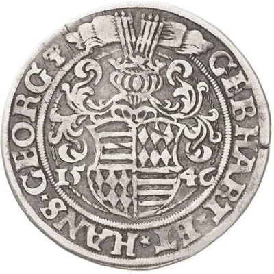 ½ Thaler - Gebhard VII and John George I front