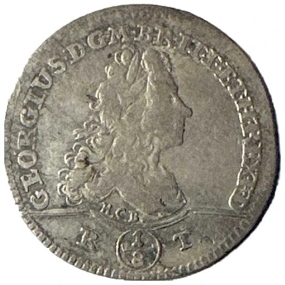 ⅛ Thaler - George I Louis front