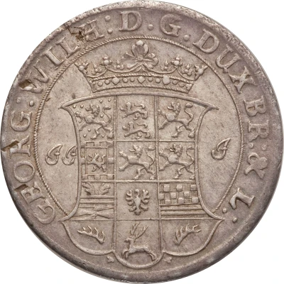 ⅔ Thaler - George II William front