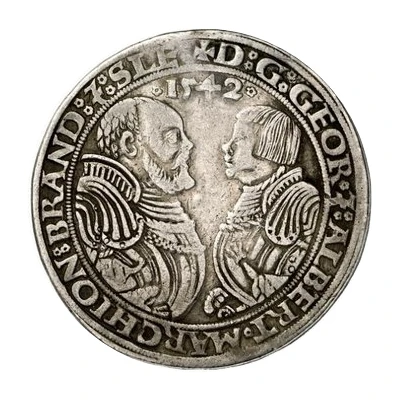 ½ Thaler - George and Albert II front